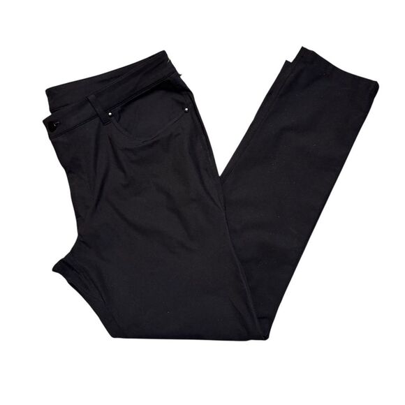 lululemon athletica Other - Lululemon Men's Skinny ABC Black Pants Warpstreme Fabric 5 Pocket Size 36